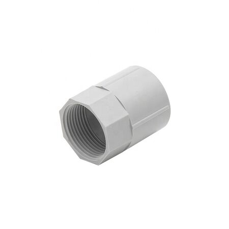 25mm Grey Plain to Screwed Coupling