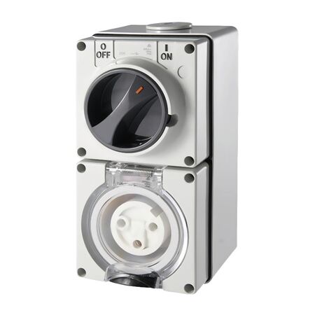 3 Pin Round Industrial Switch & Socket 32A