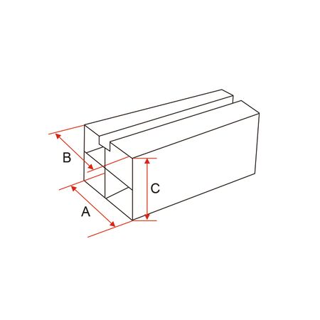 Air Conditioning Duct | 100mm Plastic Mounting block