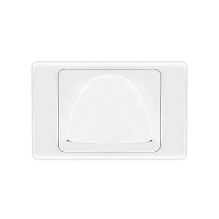 Brush Wall Plate | Bull Nose | White