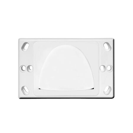 Brush Wall Plate | Bull Nose | White