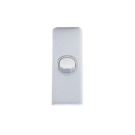 AVOL Architrave 1 Gang Light Switch | White