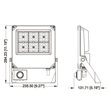 Commercial 50W 5000K LED Sensor Flood Light