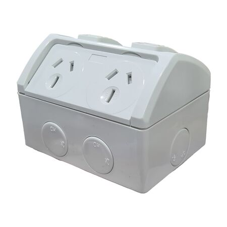 IP53 Weather Protected Double Power Point 15A