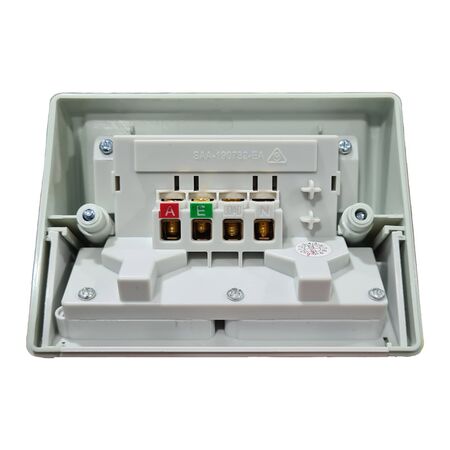 IP53 Weather Protected Double Power Point with Extra Switch 10A