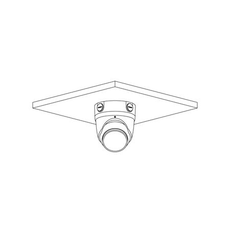 Professional AI Series 6.0MP Fixed Deterrence Turret