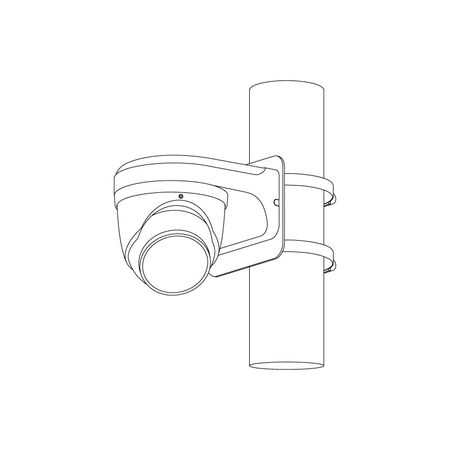 Professional AI Series 6.0MP Fixed Deterrence Turret