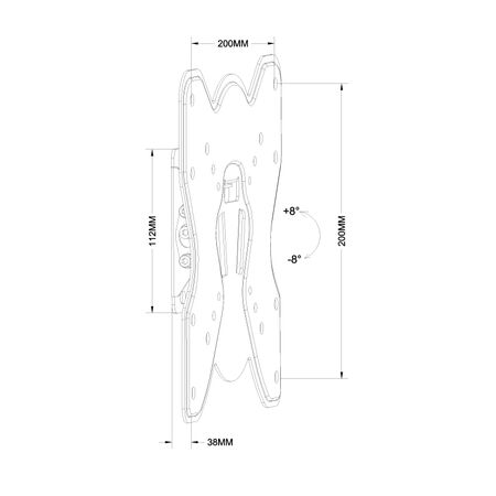 17"-42" Flashview LCD Wall Mount Monitor Bracket