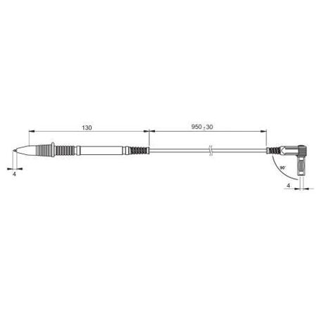 Test Leads CAT III 1000V / CAT IV 600V Suit WAT1652IN Tester