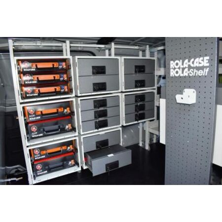 RolaCase Enclosed Cabinet 3x Drawers With 3x RC401 Metal Drawers
