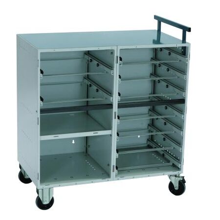 Rolacase Metal Dual Mobile Trolley Kit With 9 Cases Included