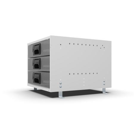 RolaCase Enclosed Cabinet 3x Drawers With 3x RC401 Metal Drawers