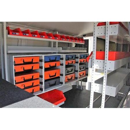 RolaCase Dual Enclosed Cabinet Kit 9x Drawers Plus 9x Carry Cases