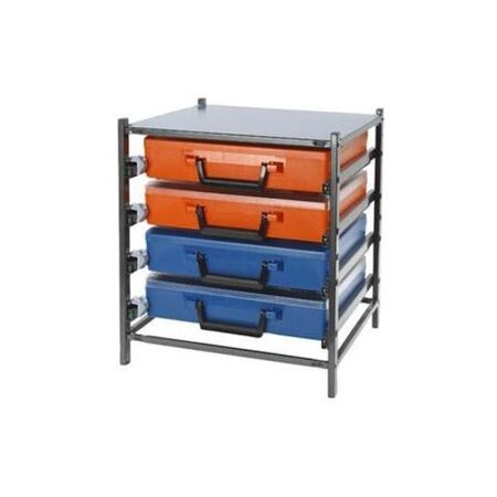 Rolacase 4 Drawer Frame Unassembled With 2x WATRC001 And 2x WATRC002 Cases