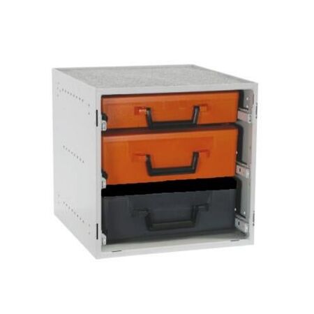 RolaCase Enclosed Cabinet 3x Drawer Comes With Cases Assembled