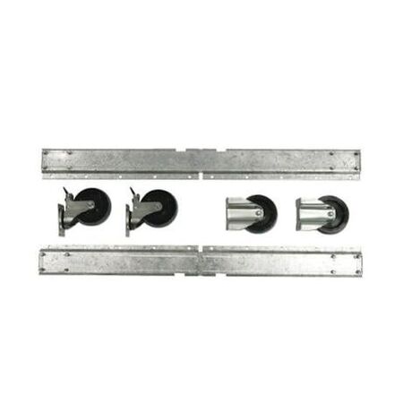 Rolacase Wheel Kit For A Dual Modular Mobile Work Station