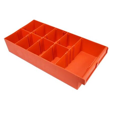 RolaShelf Bin To Suit RSSHL/49/89/109/129 Medium Orange