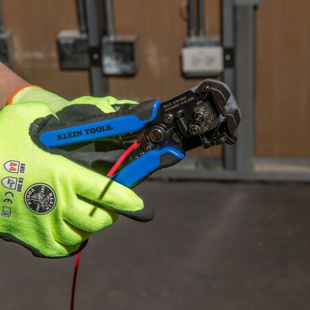 Wire Stripper and Cutter, Self-Adjusting