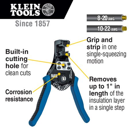 Katapult™ Wire Stripper and Cutter for Solid and Stranded Wire