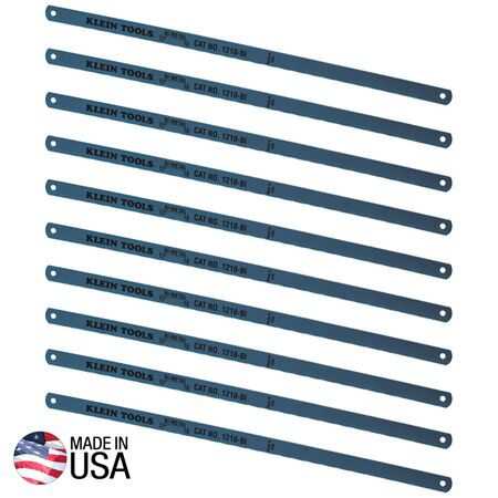 Bi-Metal Blades, 18 TPI, 30.5 cm, 10-Pack