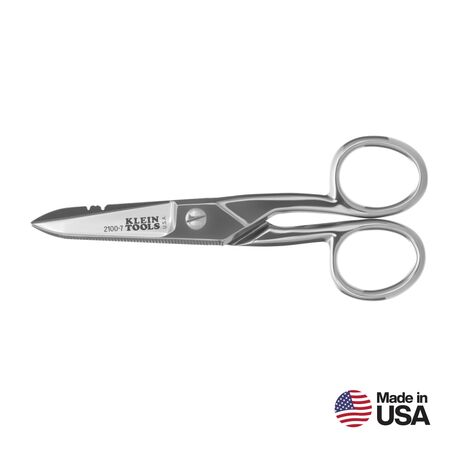 Electrician's Scissors - Nickel Plated