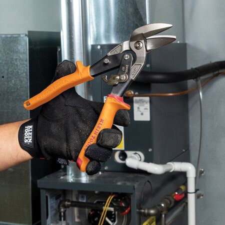 Offset Left-Cutting Aviation Snips