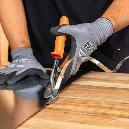 Offset Left-Cutting Aviation Snips