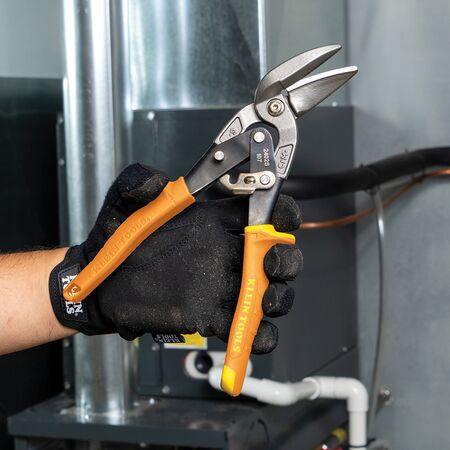 Offset Straight-Cutting Aviation Snips
