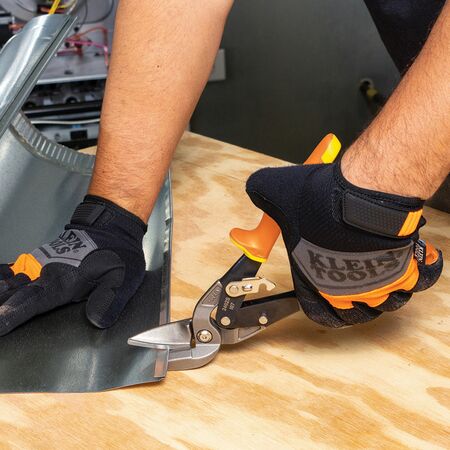 Offset Straight-Cutting Aviation Snips