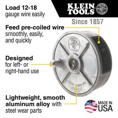 Tie Wire Reel, Lightweight Aluminium