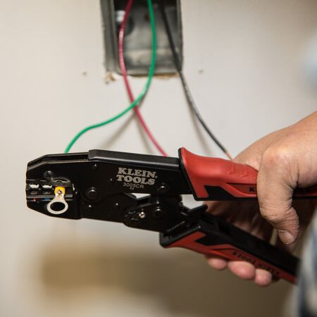 Ratcheting Crimper, 10-22 AWG - Insulated Terminals