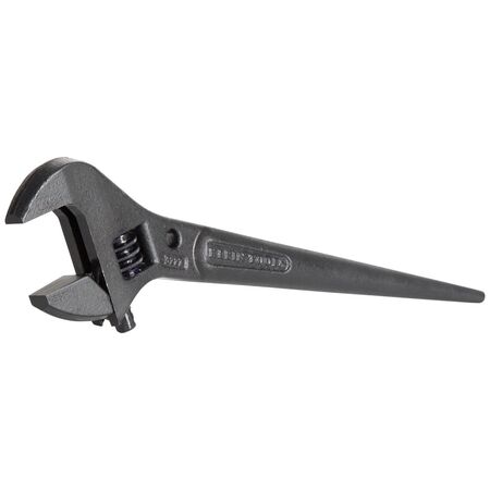 Adjustable Spud Wrench, 27.8 cm, 3.9 cm, Tether Hole