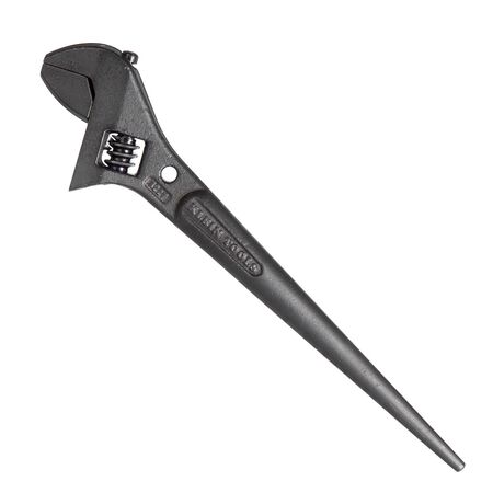 Adjustable Spud Wrench, 27.8 cm, 3.9 cm, Tether Hole