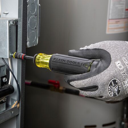 14-in-1 HVAC Adjustable-Length Impact Screwdriver with Flip Socket