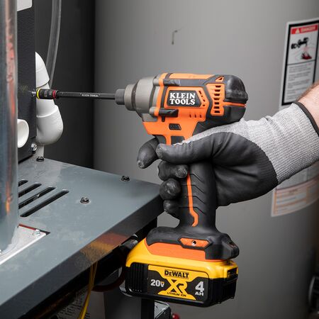 14-in-1 HVAC Adjustable-Length Impact Screwdriver with Flip Socket