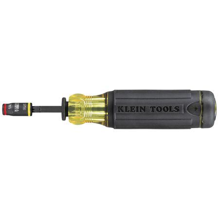 14-in-1 HVAC Adjustable-Length Impact Screwdriver with Flip Socket