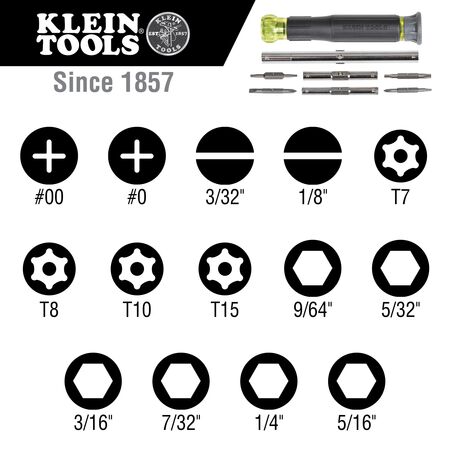14-in-1 Precision Screwdriver/ Nut Driver