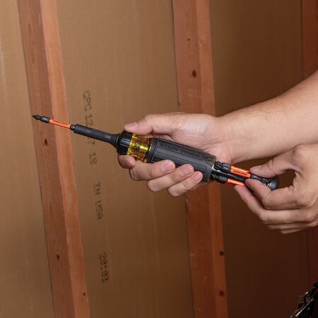 15-in-1 Ratcheting Impact-Rated Multi-Bit Torsion Zone Screwdriver