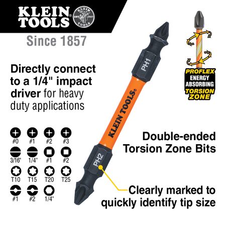 15-in-1 Ratcheting Impact-Rated Multi-Bit Torsion Zone Screwdriver