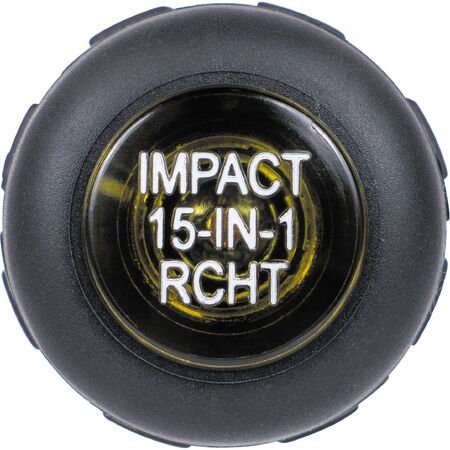 15-in-1 Ratcheting Impact-Rated Multi-Bit Torsion Zone Screwdriver