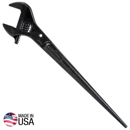 Adjustable Spud Wrench, 40.6 cm, 4.1 cm, Tether Hole