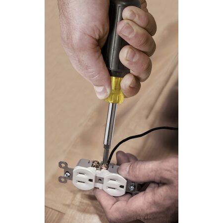 Multi-Bit Screwdriver / Nut Driver, 10-in-1, Phillips, Slotted Bits