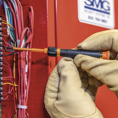 2-in-1 Insulated Electronics Screwdriver, Phillips, Slotted Bits