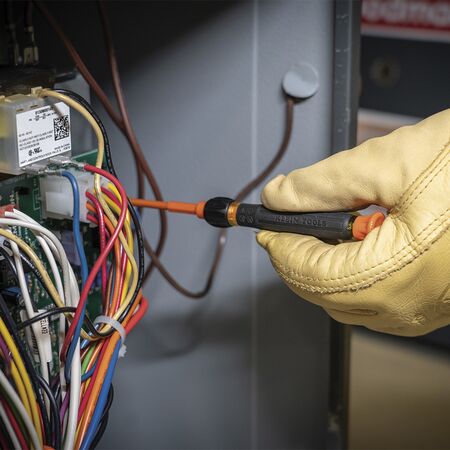 2-in-1 Insulated Electronics Screwdriver, Phillips, Slotted Bits