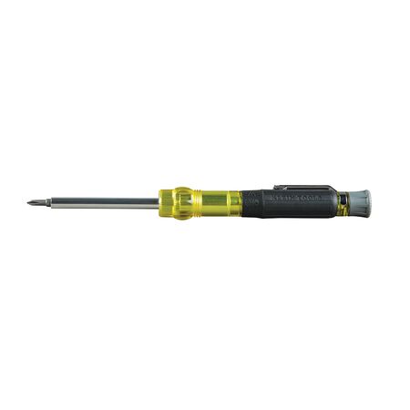 Multi-Bit Electronics Pocket Screwdriver, 4-in-1, Ph., Sl. Bits
