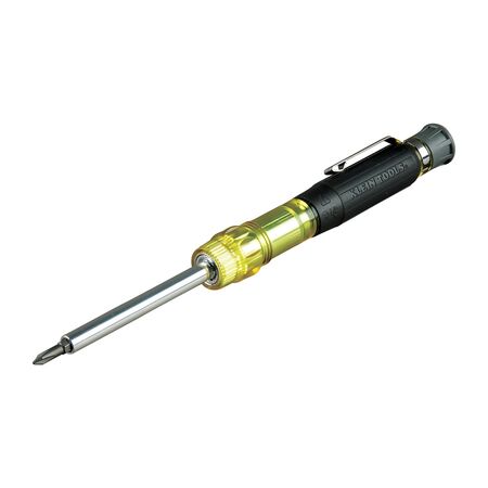 Multi-Bit Electronics Pocket Screwdriver, 4-in-1, Ph., Sl. Bits