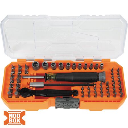 Precision Ratchet and Driver System, 64-Piece