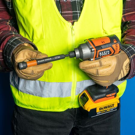 Magnetic Colour-Coded Power Nut Setters, 6-Piece Set