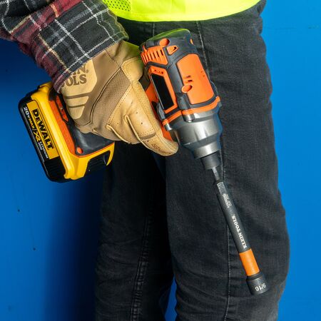 Magnetic Colour-Coded Power Nut Setters, 6-Piece Set