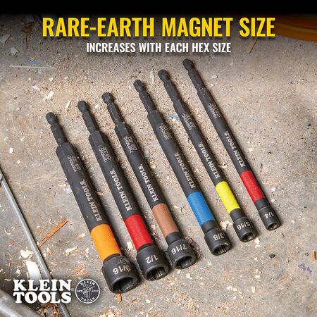 1/2-Inch Magnetic Colour-Coded Power Nut Setter